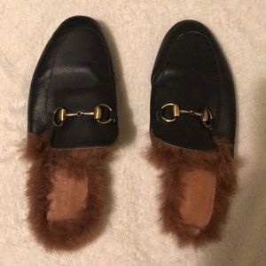 Gucci Princetown with fur | 35